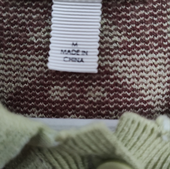 Derek Heart Mushroom sweater short sleeved size M - Picture 7 of 7